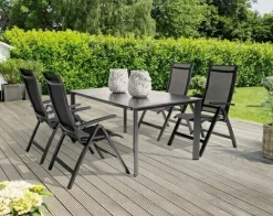 Kettler Gartenstühle-Altura Curve Alu Klappstuhl