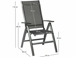 Kettler Gartenstühle^Legato Curve XL Klappstuhl