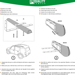 K'Foam Store Gerätezelte^K'Foam 4x4 Offroad Duschkabine
