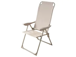 Markenlos Klapstuhl – Beige< Campingstühle Mit Verstellbarer Rückenlehne|Klappstühle