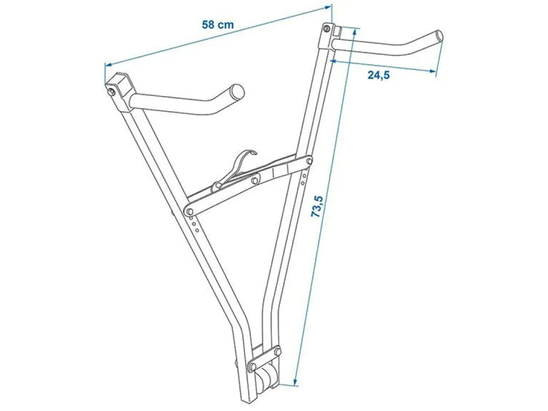 ProPlus Klappbare Fahrradträger|Fahrradträger Anhängerkupplung^Klick Fast II Fahrradträger