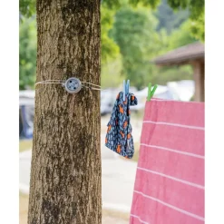 Lampa Wäscheleinen Camping-ausziehbare Wäscheleine - 8 Meter