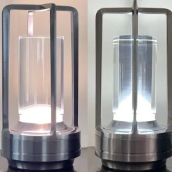 Warmpi Campinglampen Aufladbar|Campinglampen Aufladbar^Lanta LED Tischlampe - Grau