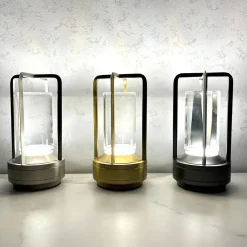 Warmpi Campinglampen Aufladbar|Campinglampen Aufladbar^Lanta LED Tischlampe - Grau
