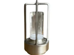 Warmpi Campinglampen Aufladbar|Campinglampen Aufladbar-Lanta LED Tischlampe - Silber