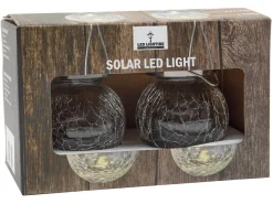 Markenlos Led Lighting Craquele Solar Hängelampe< Campinglampen Aufladbar|Campinglampen Aufladbar