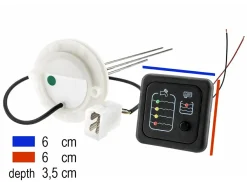 Markenlos Wasser Zubehör^LED-Anzeige Rein- und Schmutzwasser