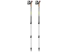 Leki Wanderstöcke^Traveller Alu Wanderstöcke - Black Silvergrey/Neon Yellow