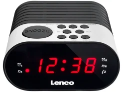 Lenco Radios-CR-07 FM-Radiowecker - Black