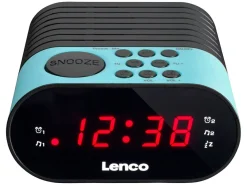 Lenco Radios^CR-07 FM-Radiowecker - Blue
