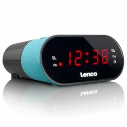 Lenco Radios^CR-07 FM-Radiowecker - Blue