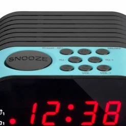 Lenco Radios^CR-07 FM-Radiowecker - Blue