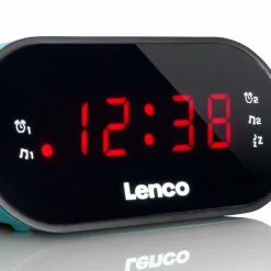Lenco Radios^CR-07 FM-Radiowecker - Blue