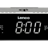 Lenco CR-550 Stereo FM Weckerradio - Silver< Radios