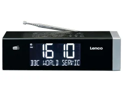 Lenco CR-640BK Stereo FM Radiowecker< Radios