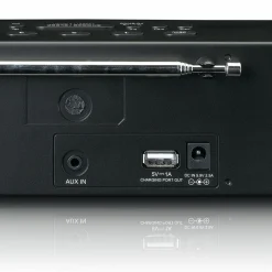 Lenco CR-640BK Stereo FM Radiowecker< Radios