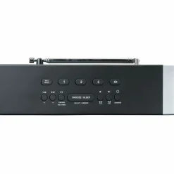 Lenco CR-640BK Stereo FM Radiowecker< Radios