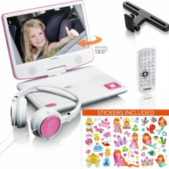 Lenco Fernseher-DVP-920PK 9 Zoll tragbarer DVD-spieler