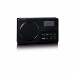 Lenco Radios^MPR-035 Kompaktes tragbares FM Radio mit LCD-Display