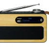 Lenco Radios^PDR-040BAMBOOBK DAB+ Radio - Bamboo,Schwarz