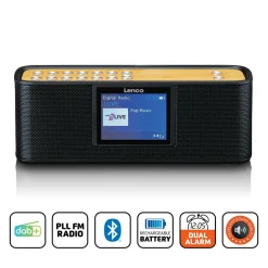 Lenco PDR-045BK DAB+ Radio mit Bluetooth< Radios