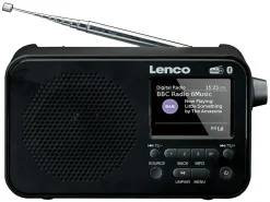 Lenco Radios^PDR-036BK DAB+/FM-Radio mit Bluetooth
