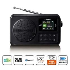 Lenco PDR-033BK Digitalradio< Radios