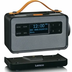 Lenco PDR-065BK UKW-/DAB+-Radio< Radios