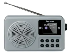 Lenco Radios-PDR-034GY DAB+ Radio - Grau