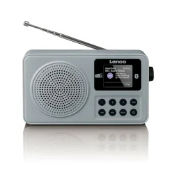 Lenco Radios-PDR-034GY DAB+ Radio - Grau