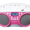Lenco Radios-SCD-301 Radio - Pink