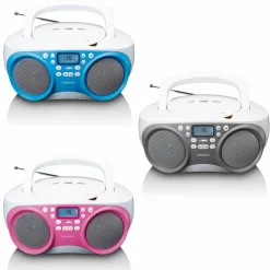 Lenco Radios-SCD-301 Radio - Pink