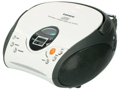 Lenco Radios^SCD-24 Tragbares FM-Radio - White