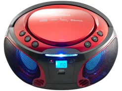 Lenco SCD-550 Tragbares FM-Radio - Red< Radios