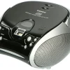 Lenco Radios-SCD-24 Tragbares FM-Radio - Black