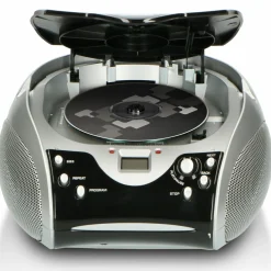 Lenco Radios-SCD-24 Tragbares FM-Radio - Black