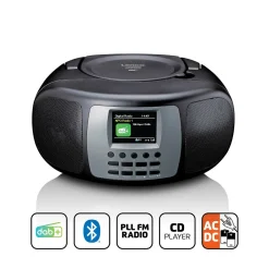 Lenco SCD-860BK Tragbares DAB+/FM Radio< Radios