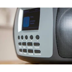 Lenco SCD-860BK Tragbares DAB+/FM Radio< Radios