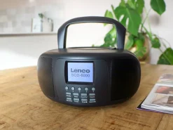 Lenco Radios^SCD-6000BK Tragbares Internetradio mit Bluetooth