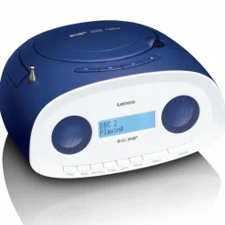 Lenco Radios^SCD-69BU Tragbares DAB+/FM Radio