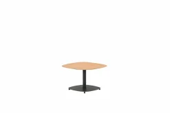 Garden Impressions Gartentische-Leon Beistelltisch 70x70 cm - carbon schwarz - light teak look