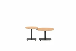 Garden Impressions Gartentische-Leon Beistelltisch 70x70 cm - carbon schwarz - light teak look