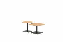Garden Impressions Gartentische-Leon Beistelltisch 70x70 cm - carbon schwarz - light teak look