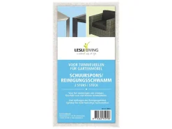 Lesli Living Gartenmöbel Pflege-Kunststoff und Metall Reinigungsschwamm