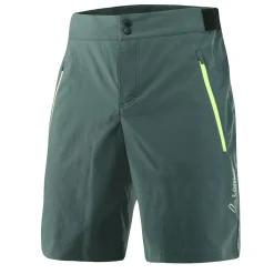 Löffler Comfort - E CSL grüne kurze Herren-Radhose< Fahrradbekleidung