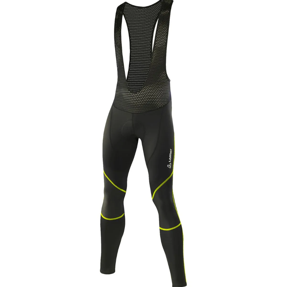 Löffler Elastic Windstopper Herren lange Trägerhose< Fahrradbekleidung