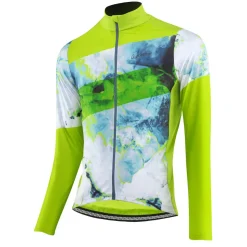 Löffler Fahrradbekleidung^Floes Green Herren Langarm-Radtrikot