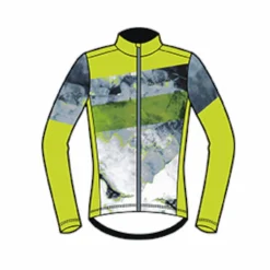 Löffler Fahrradbekleidung^Floes Green Herren Langarm-Radtrikot