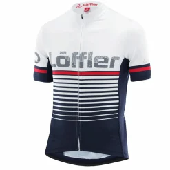 Löffler FZ Messenger 23 blaues Herren Radtrikot< Fahrradbekleidung