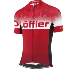 Löffler Fahrradbekleidung^FZ Messenger 2 rötes Herren-Radtrikot